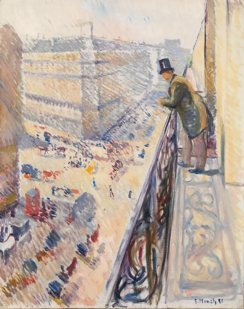 Rue Lafayette, Edvard Munch