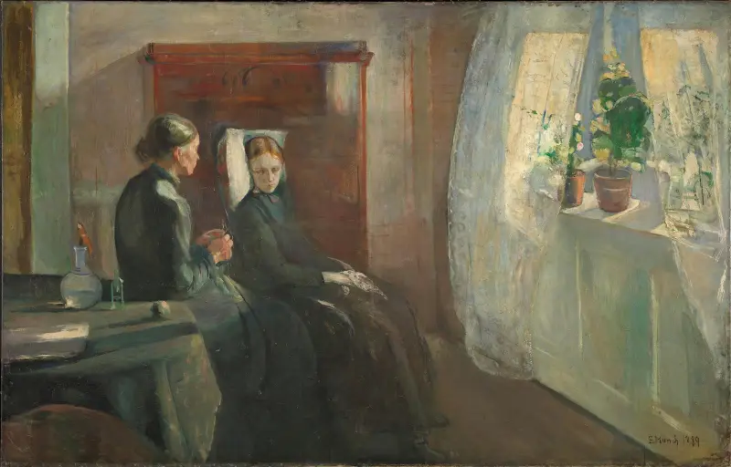 Wiosna, Edvard Munch