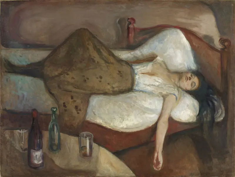 Dagen efter, Edvard Munch