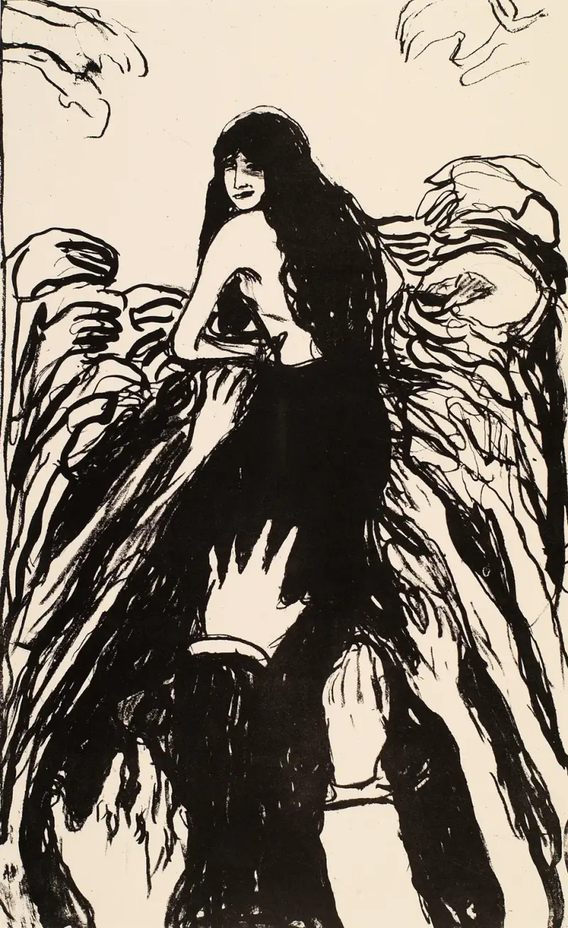 Die Hände, Nr. 1 von Edvard Munch