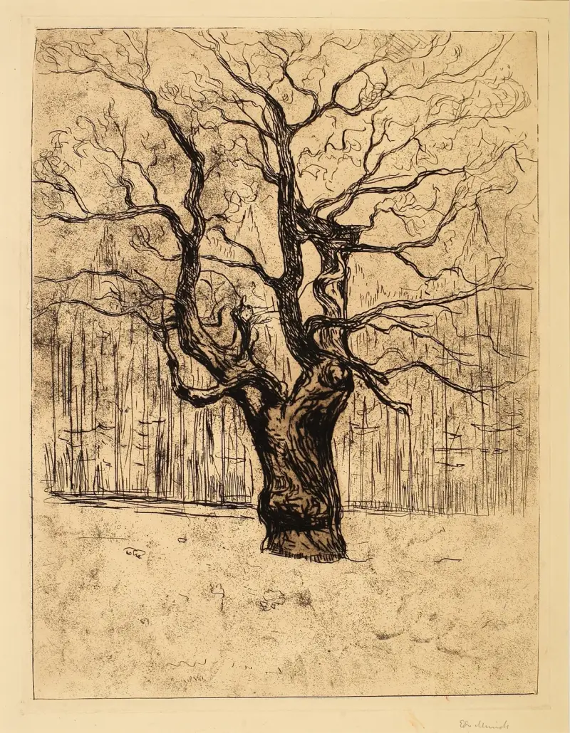 Eken, nr. 1, Edvard Munch