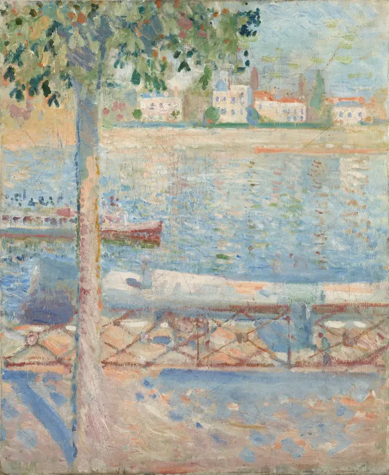 Sekwana w Saint-Cloud, Edvard Munch
