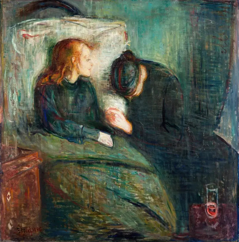 Das kranke Kind von Edvard Munch