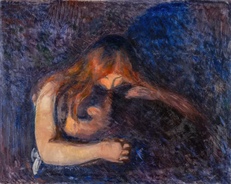 Upír, Edvard Munch