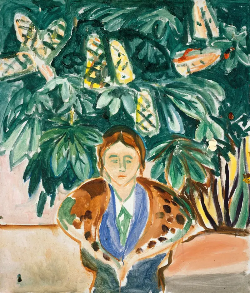 Pod kaštanem, Edvard Munch