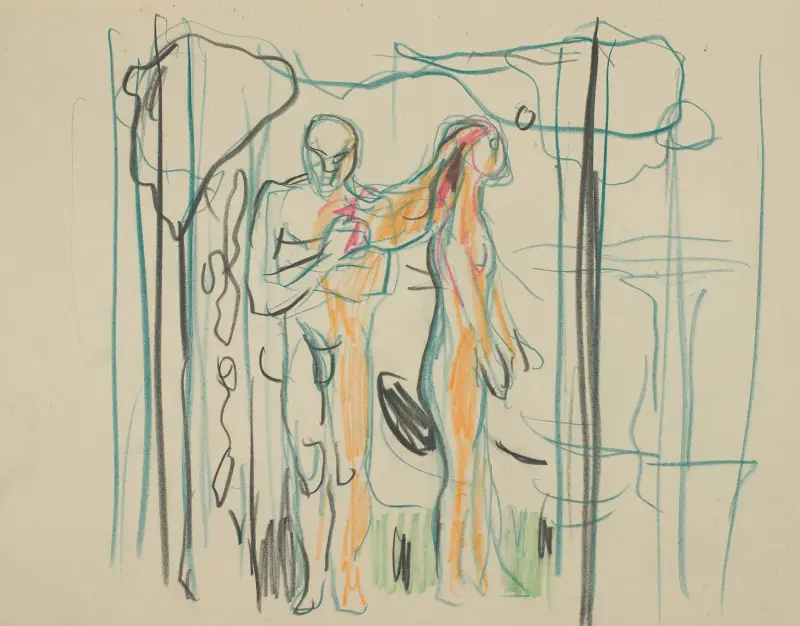 Utan titel 21 von Edvard Munch