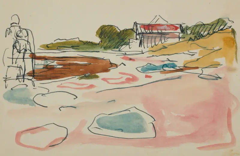 Ohne Titel 3 von Edvard Munch