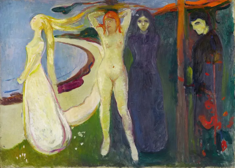 Kobieta. Sfinks, Edvard Munch