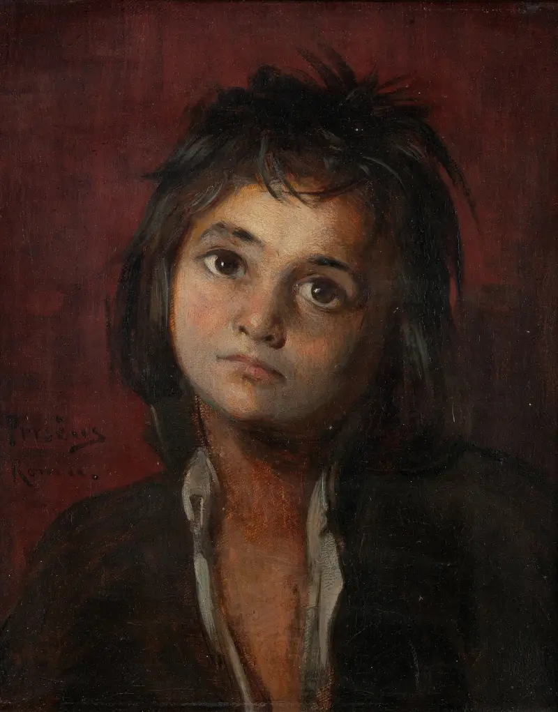 Romersk gosse. Studie av Edvard Perséus