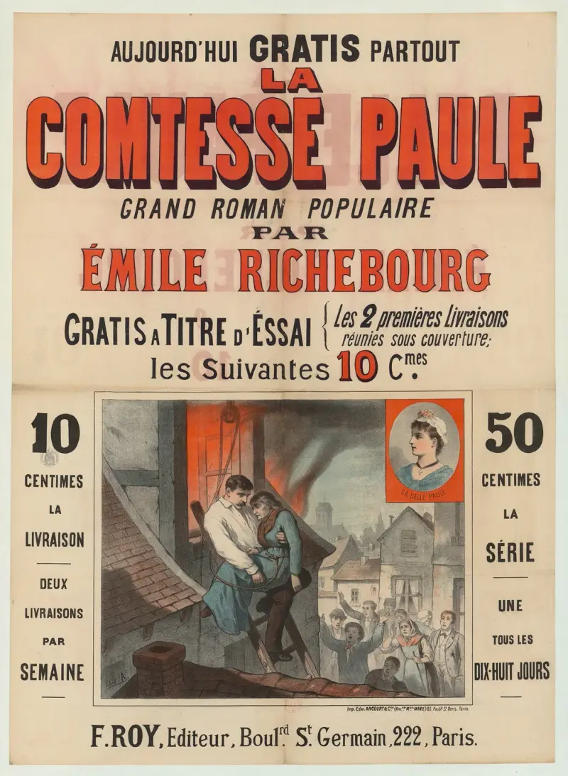 La Comtesse Paule, grand roman populaire par Emile Richebourg av Edward Ancourt