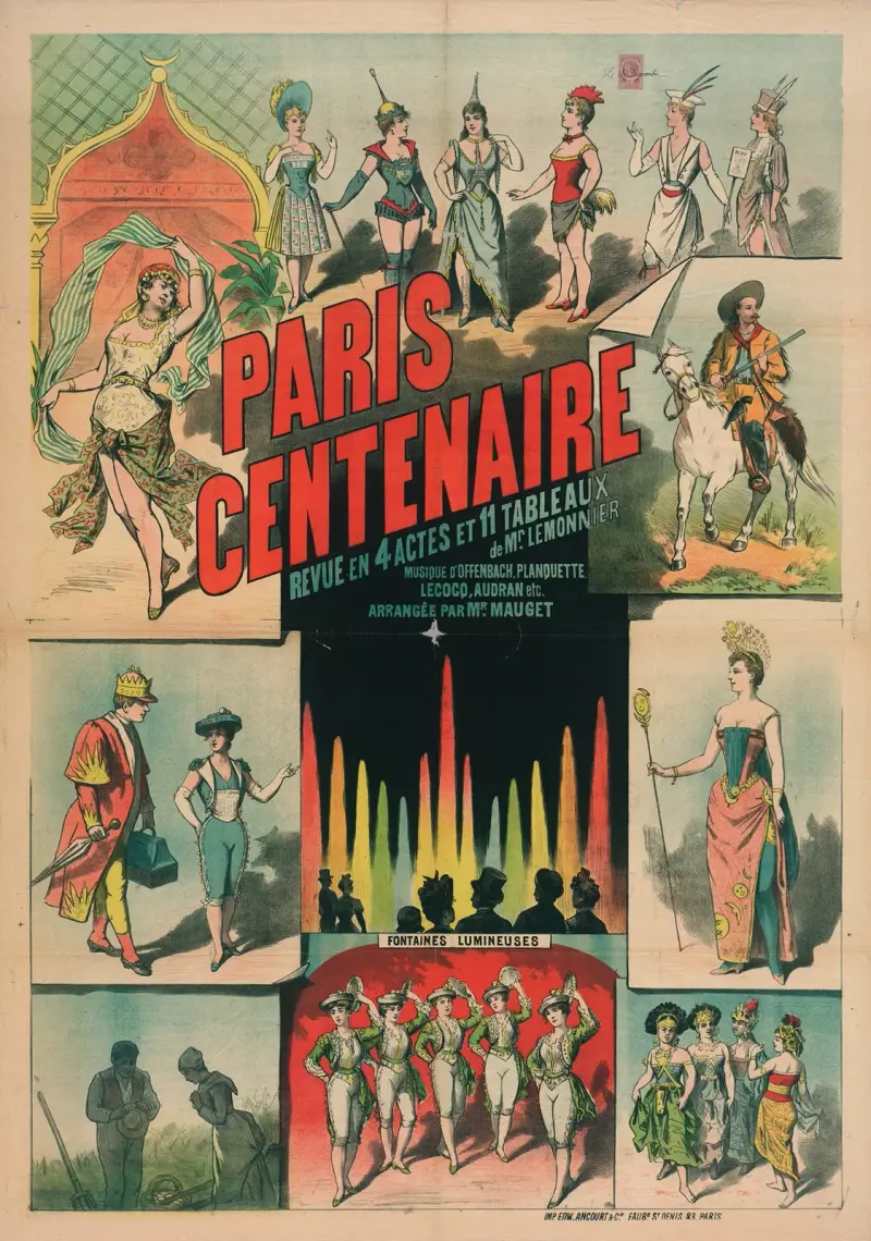 Paris Centenaire Revue En 4 Actes Et 11 Tableaux De Mr. Lemonnier av Edward Ancourt