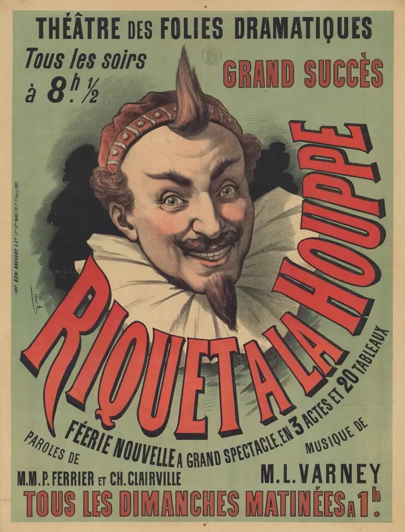 Théâtre des Folies-Dramatiques… Riquet à la houppe av Edward Ancourt