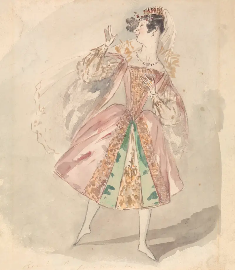 Tanečnice, Alfred Edward Chalon