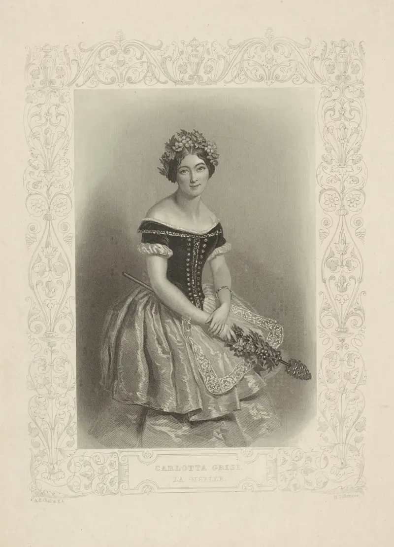 Carlotta Grisi. La Giselle av Alfred Edward Chalon