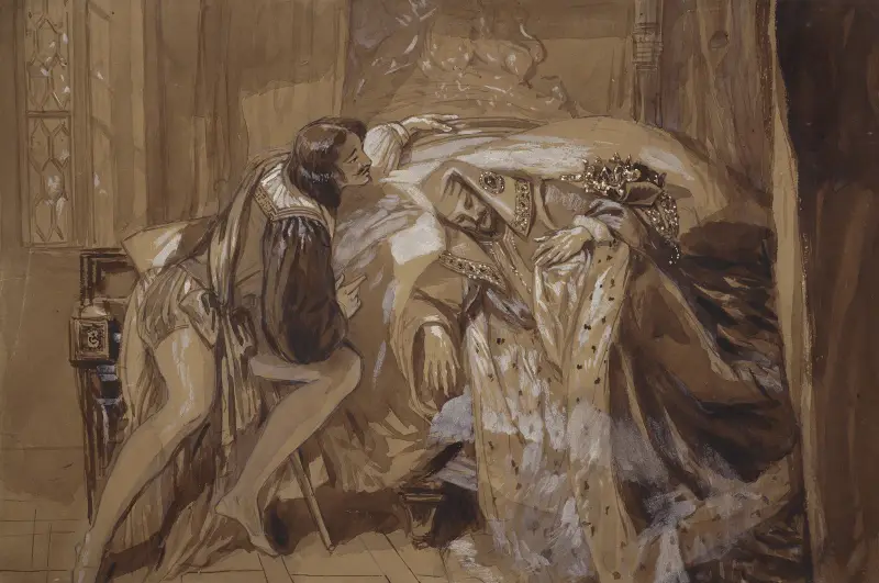 King Henry IV, part II, IV, 2 av Alfred Edward Chalon