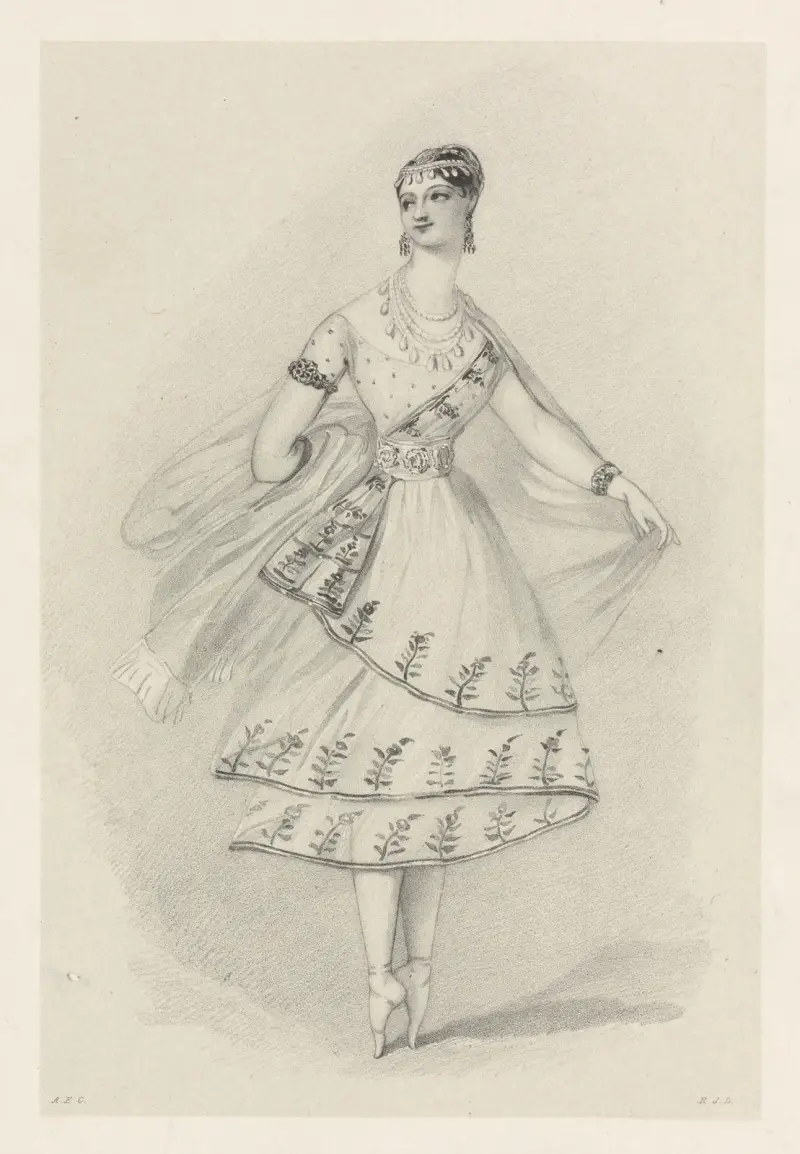 La bayadère, Alfred Edward Chalon