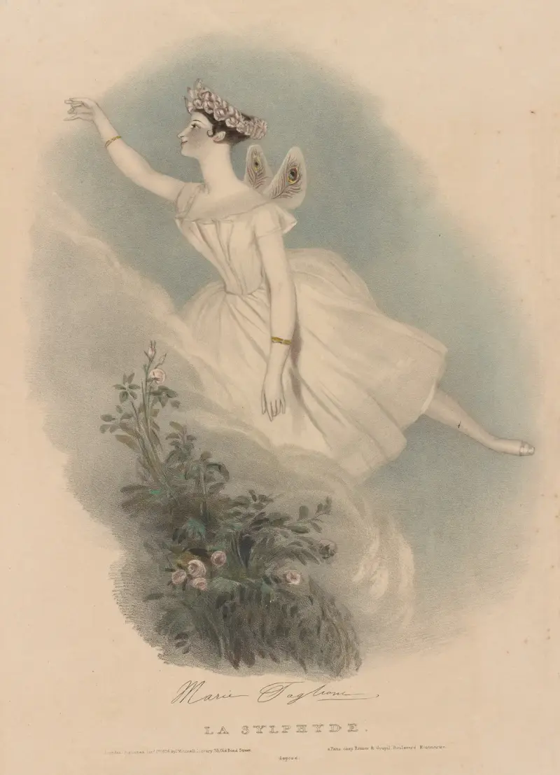 La sylphide, 1836, Alfred Edward Chalon