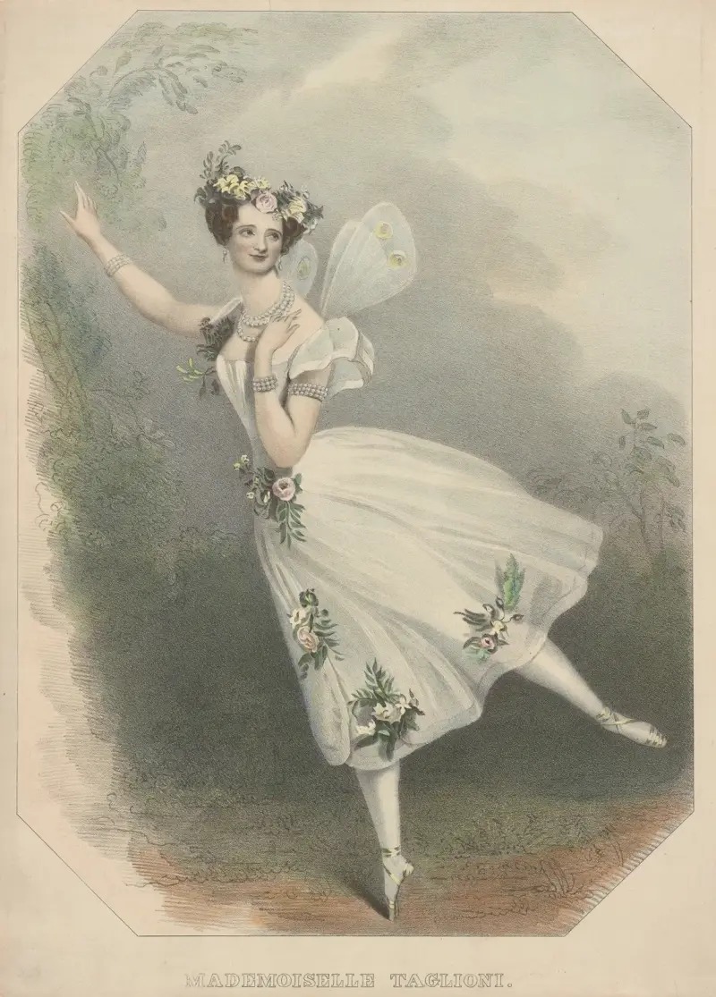 Mademoiselle Taglioni av Alfred Edward Chalon