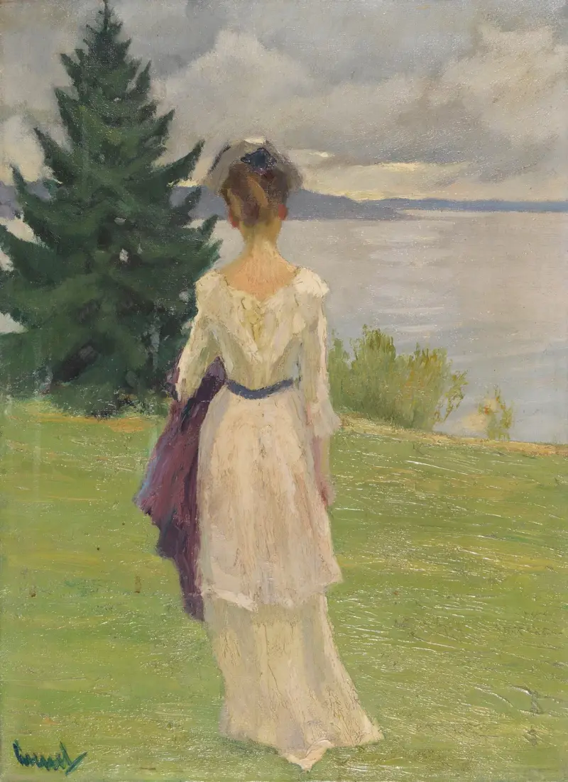 Nach dem Regen, früh von Edward Cucuel