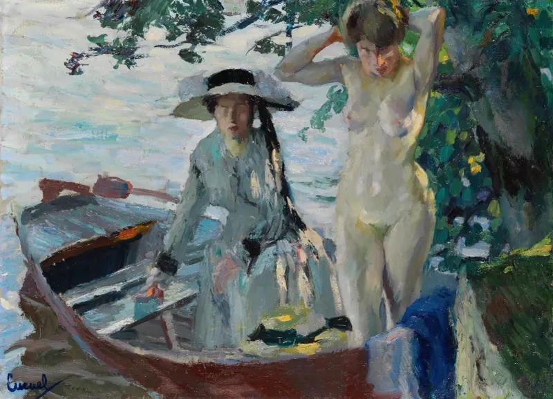 Po koupeli, Edward Cucuel