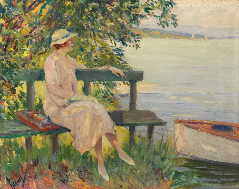 Zelená lavička, Edward Cucuel