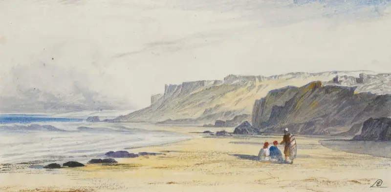 Ascalon, Palästina von Edward Lear