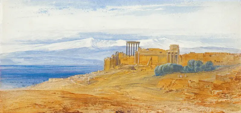 Baalbek, Lebanon av Edward Lear