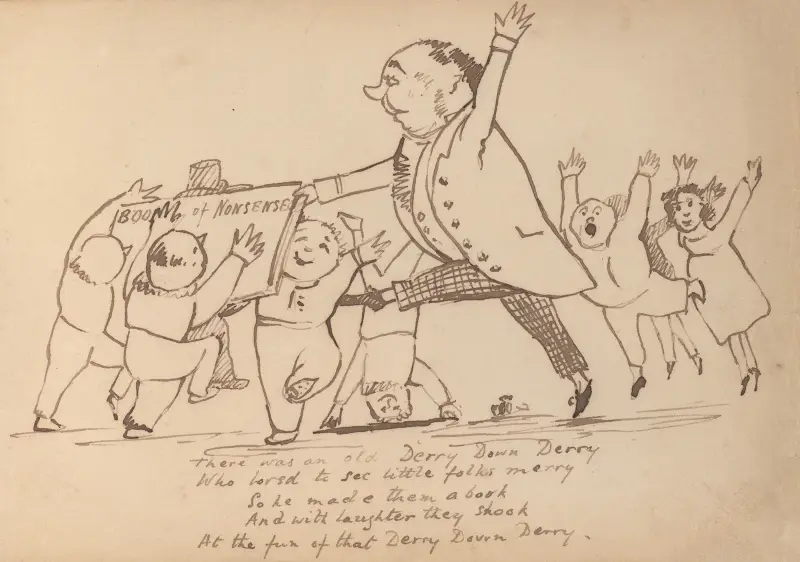 Book of nonsense Pl.01 av Edward Lear