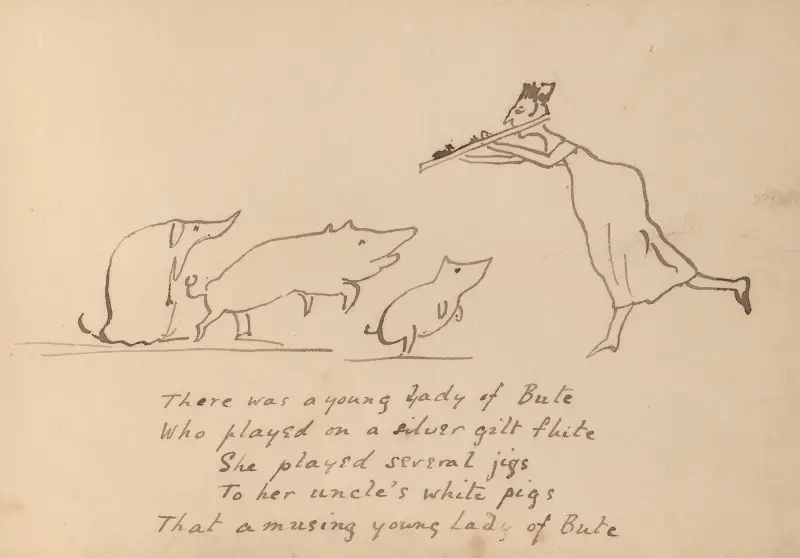 Book of nonsense Pl.09 av Edward Lear