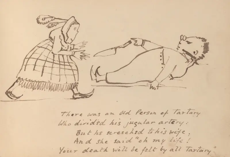 Book of nonsense Pl.13 av Edward Lear