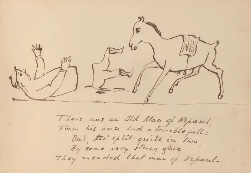 Boken om nonsens, plansch 33 av Edward Lear