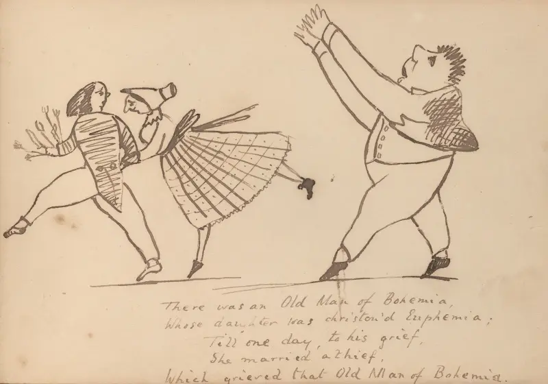 Book of nonsense Pl.40 av Edward Lear