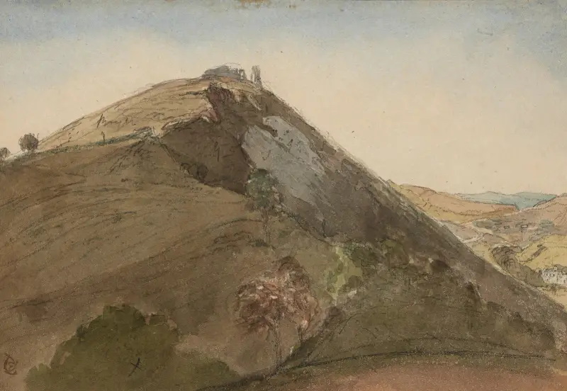 Engelskt landskap av Edward Lear
