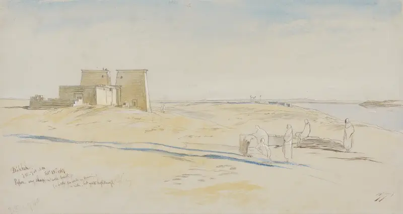 Dakkeh, Edward Lear