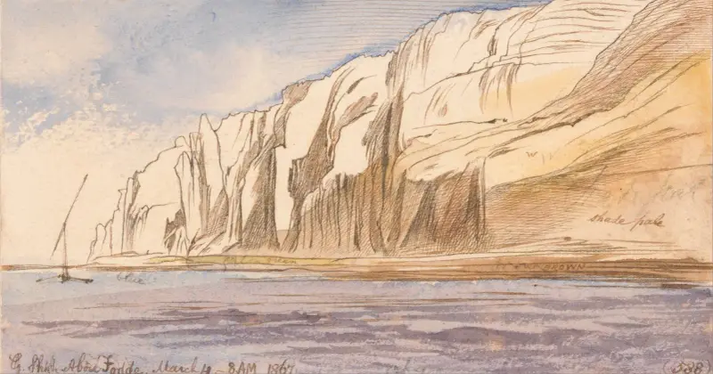 Gebel Sheikh Abu Fodde, 8-00 am, 4 March 1867 av Edward Lear