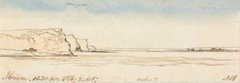 Ibreem, 10-30 am, 2 February 1867 av Edward Lear