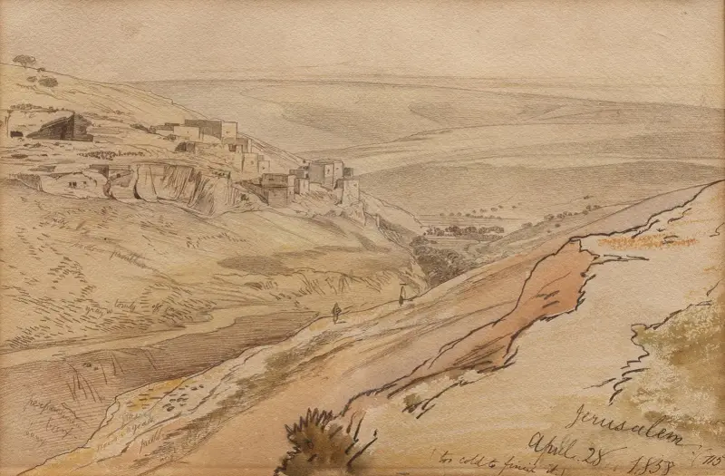 Jerusalem von Edward Lear