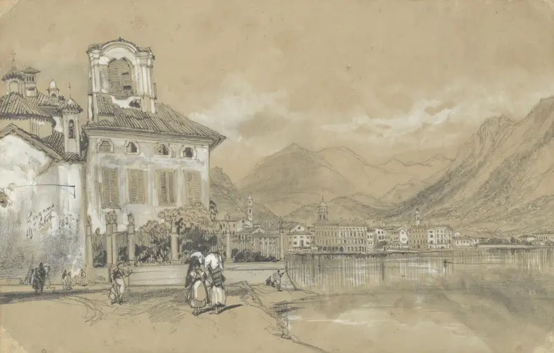 Lugano von Edward Lear