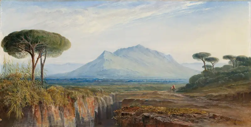 Monte Soratte nära Rom av Edward Lear