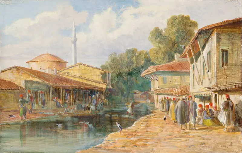 Parga, Greece av Edward Lear