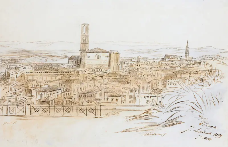 Perugia, Italien von Edward Lear