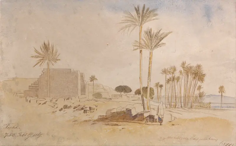 Tapha, 7.50 Uhr morgens, 17. Februar 1867 von Edward Lear