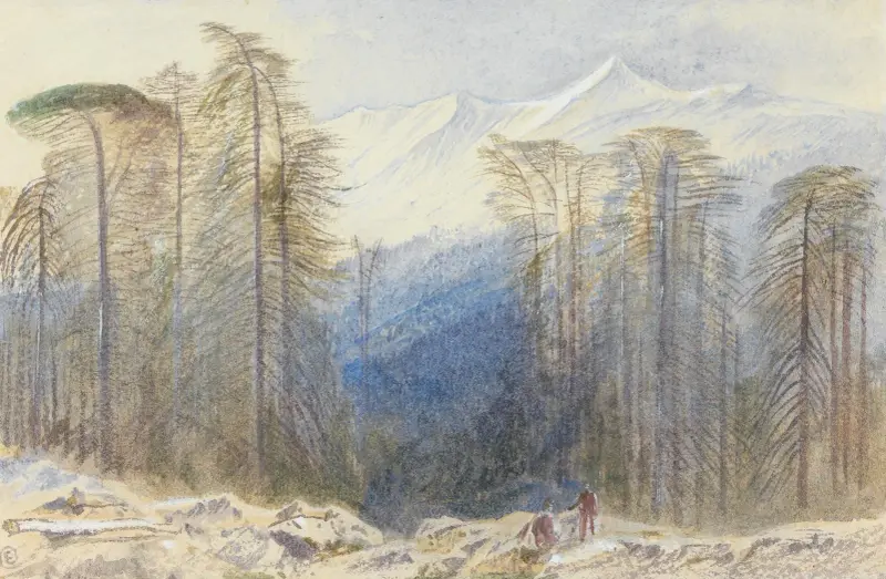 Valdoniello, Corsica av Edward Lear