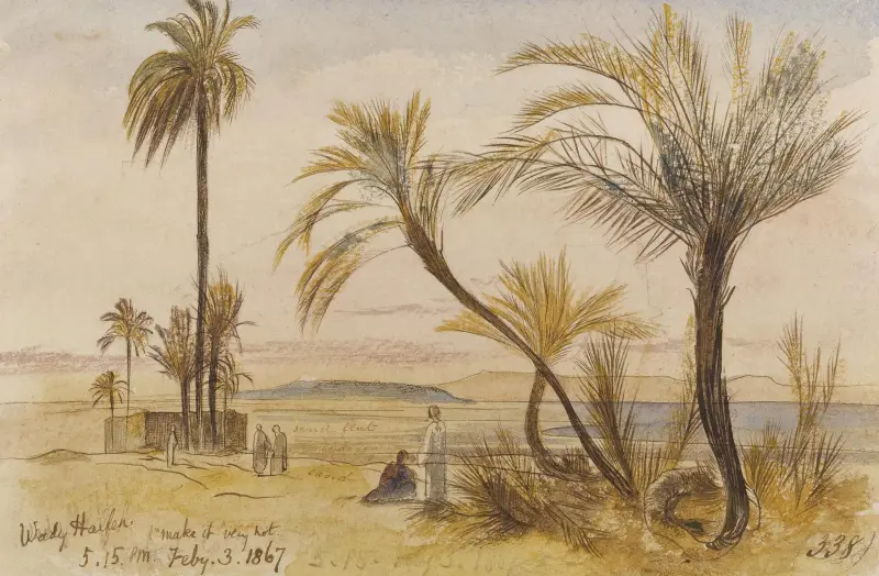 Wady Halfen, Egypt av Edward Lear