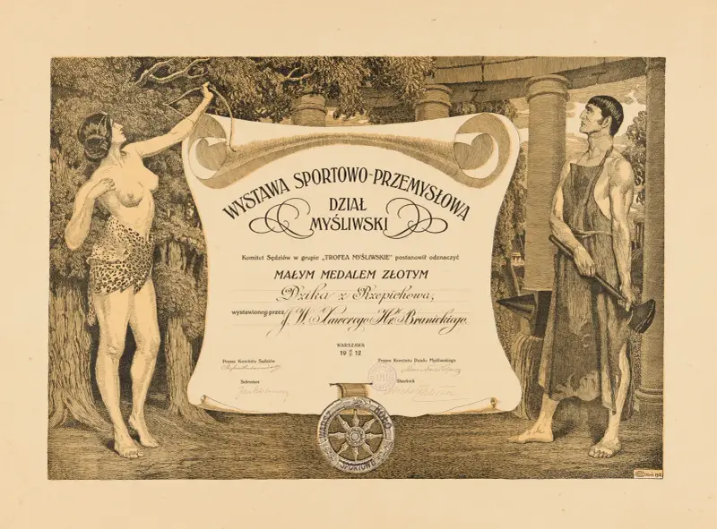 Exhibition of Sport and Industry – Hunting section av Edward Okuń