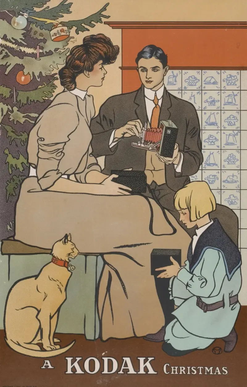 A Kodak Christmas av Edward Penfield