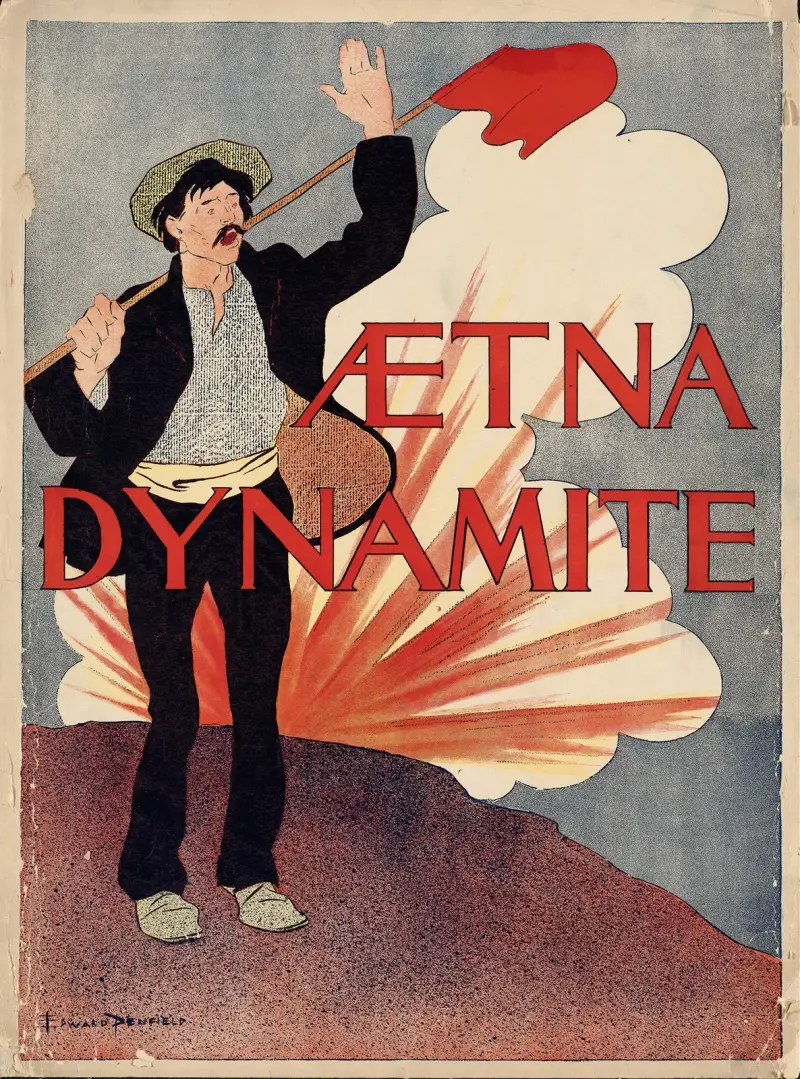 Aetna dynamite, Edward Penfield
