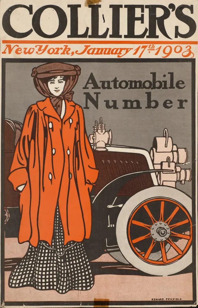 Collier’s automobile number av Edward Penfield