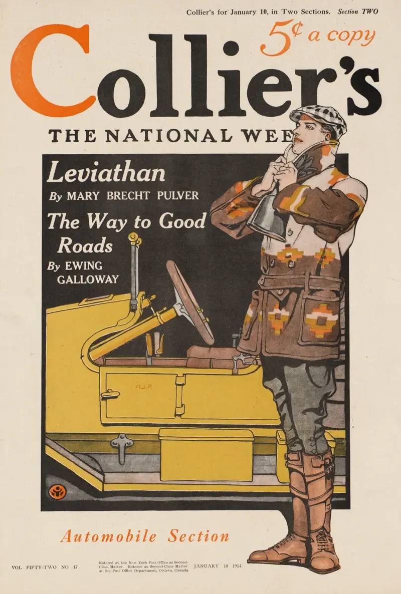 Collier’s, automobile section. Collier’s for January 10 av Edward Penfield