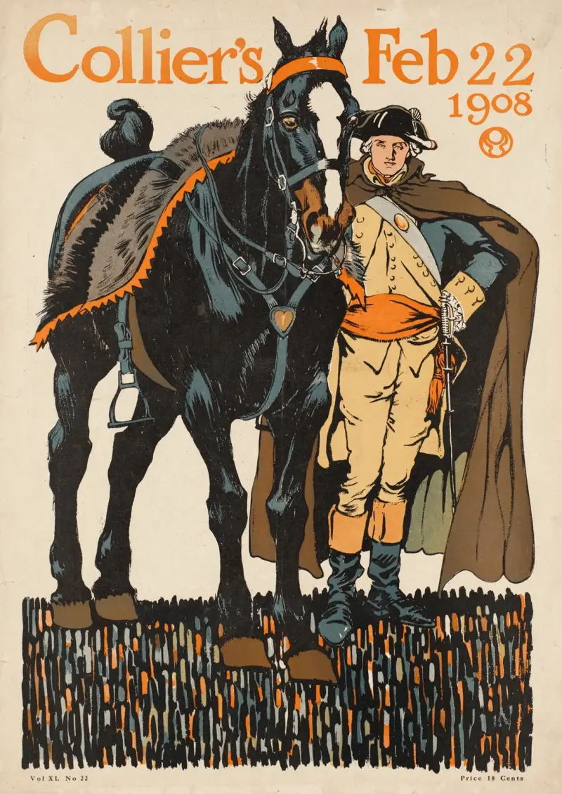 Collier’s Feb 22 1908 av Edward Penfield